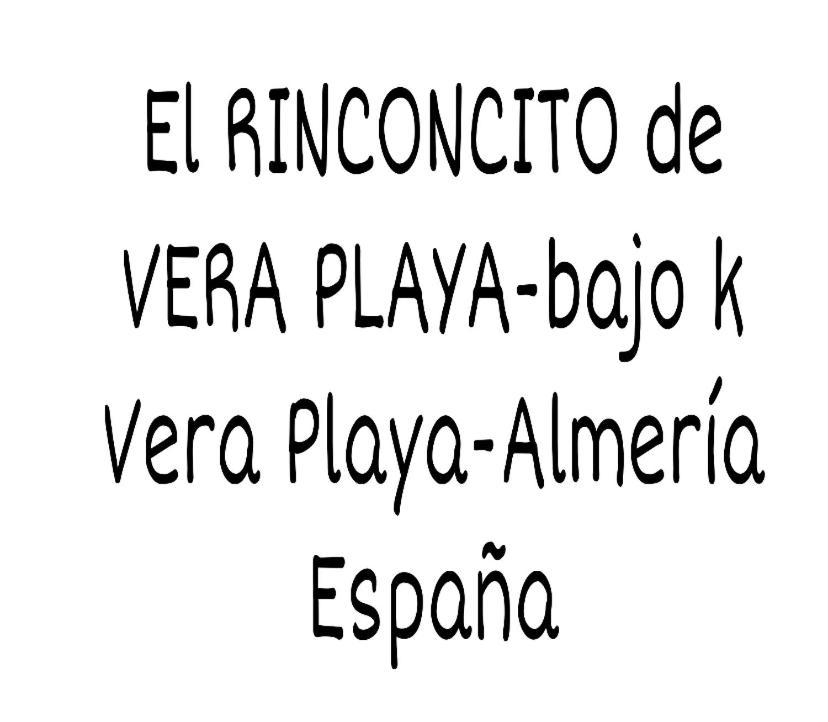 El Rinconcito De Vera Playa - Bajo K Kültér fotó